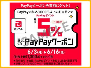 ハンズのクーポン情報！（PayPayクーポン・SAMPLE）