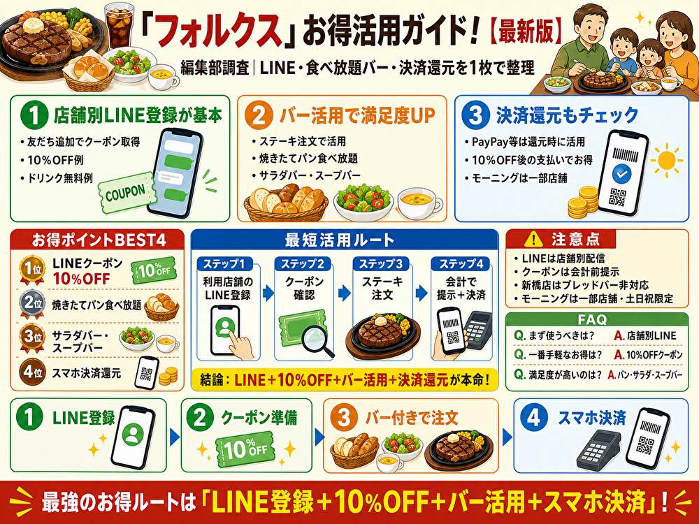 フォルクスクーポンまとめ!使い方・割引比較