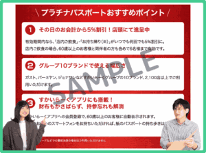 chawanのプラチナパスポートクーポン