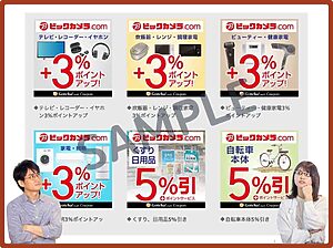 ビックカメラのガッチャモールクーポン