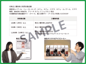 銀座ルノアール株主優待券情報